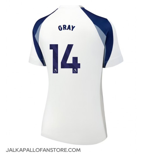 Tottenham Hotspur Archie Gray #14 Kotipaita Naisten 2025-26 Lyhythihainen Tottenham Hotspur Archie Gray #14 Kotipaita Naisten 2025-26 Lyhythihainen